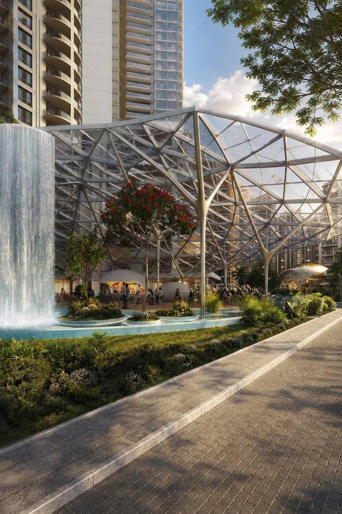 Architectural Canopy Waterfall